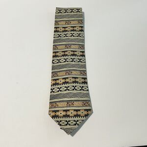 Korean Air Southwestern Aztec Tribal Print Tie